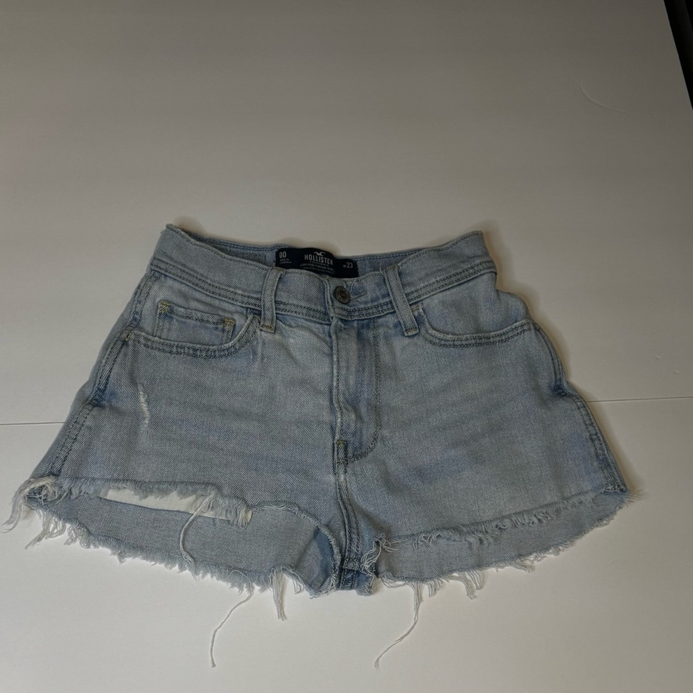 Hollister Light Blue Jean Shorts